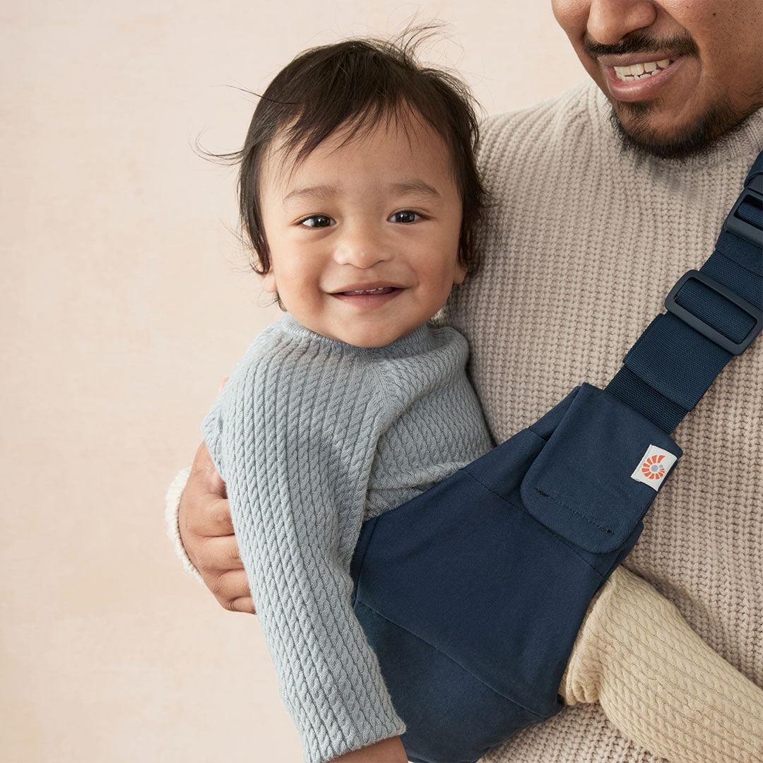 Ergobaby Upsie Sling Carrier - Midnight Blue-Baby Carriers-Midnight Blue-One Size | Natural Baby Shower