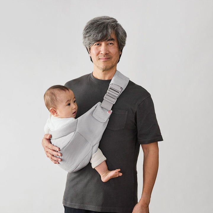 Ergobaby Upsie Sling Carrier - Pearl Grey-Baby Carriers-Pearl Grey-One Size | Natural Baby Shower