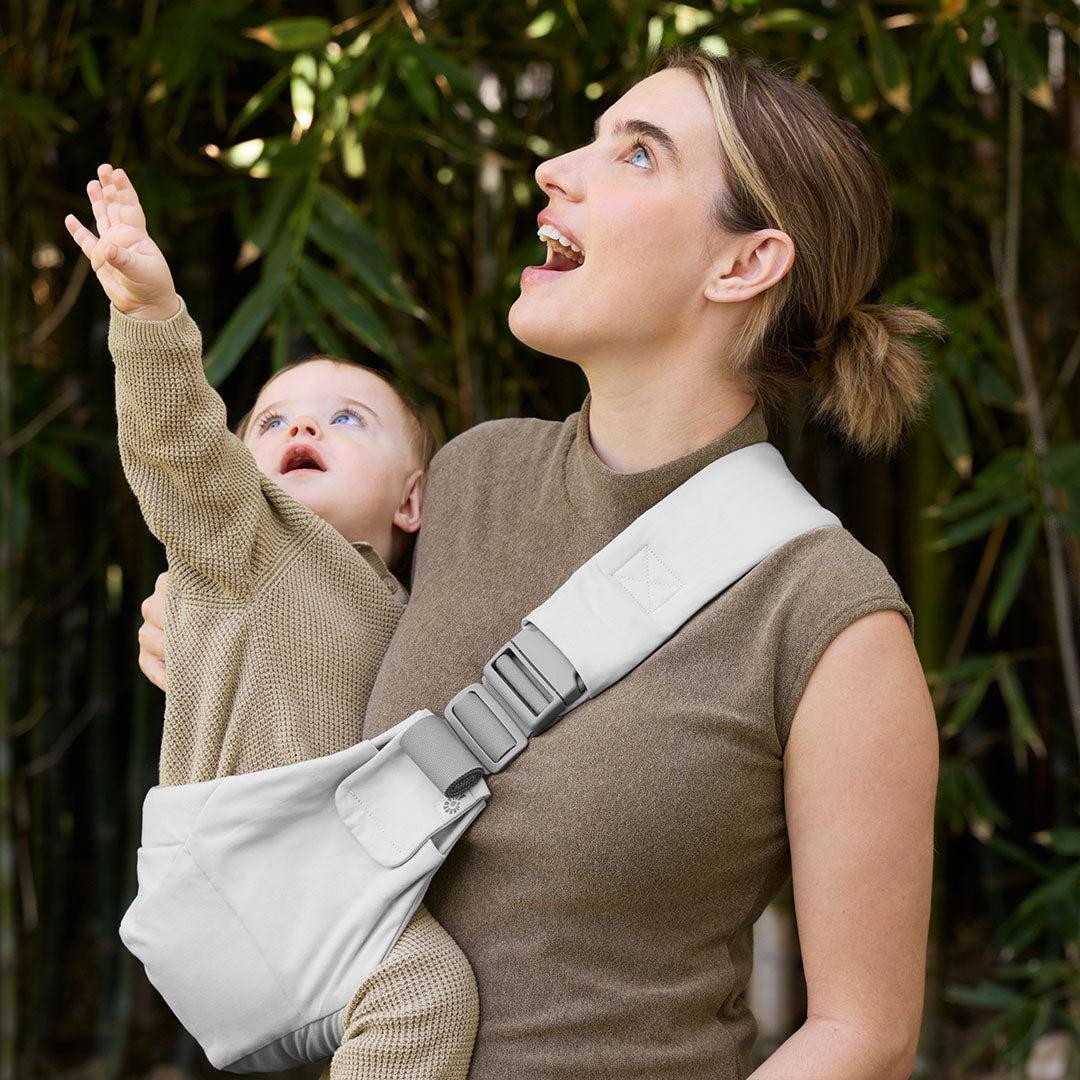 Ergobaby Upsie Sling Carrier - Pearl Grey-Baby Carriers-Pearl Grey-One Size | Natural Baby Shower