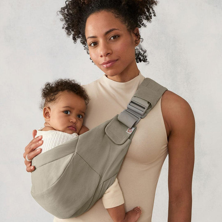 Ergobaby Upsie Sling Carrier - Soft Olive-Baby Carriers-Soft Olive-One Size | Natural Baby Shower