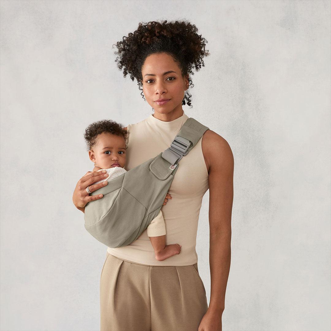 Ergobaby Upsie Sling Carrier - Soft Olive-Baby Carriers-Soft Olive-One Size | Natural Baby Shower