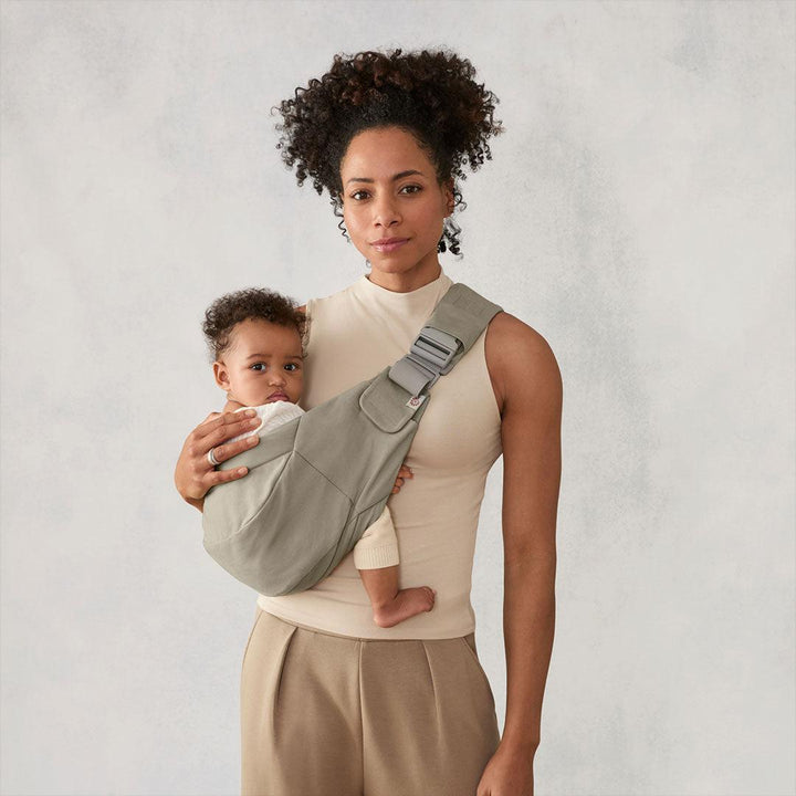 Ergobaby Upsie Sling Carrier - Soft Olive-Baby Carriers-Soft Olive-One Size | Natural Baby Shower
