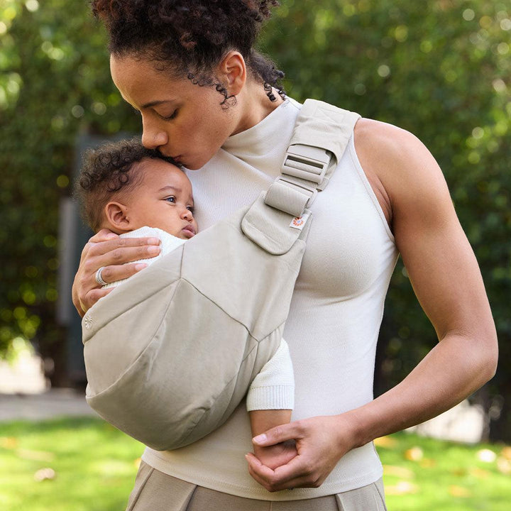 Ergobaby Upsie Sling Carrier - Soft Olive-Baby Carriers-Soft Olive-One Size | Natural Baby Shower