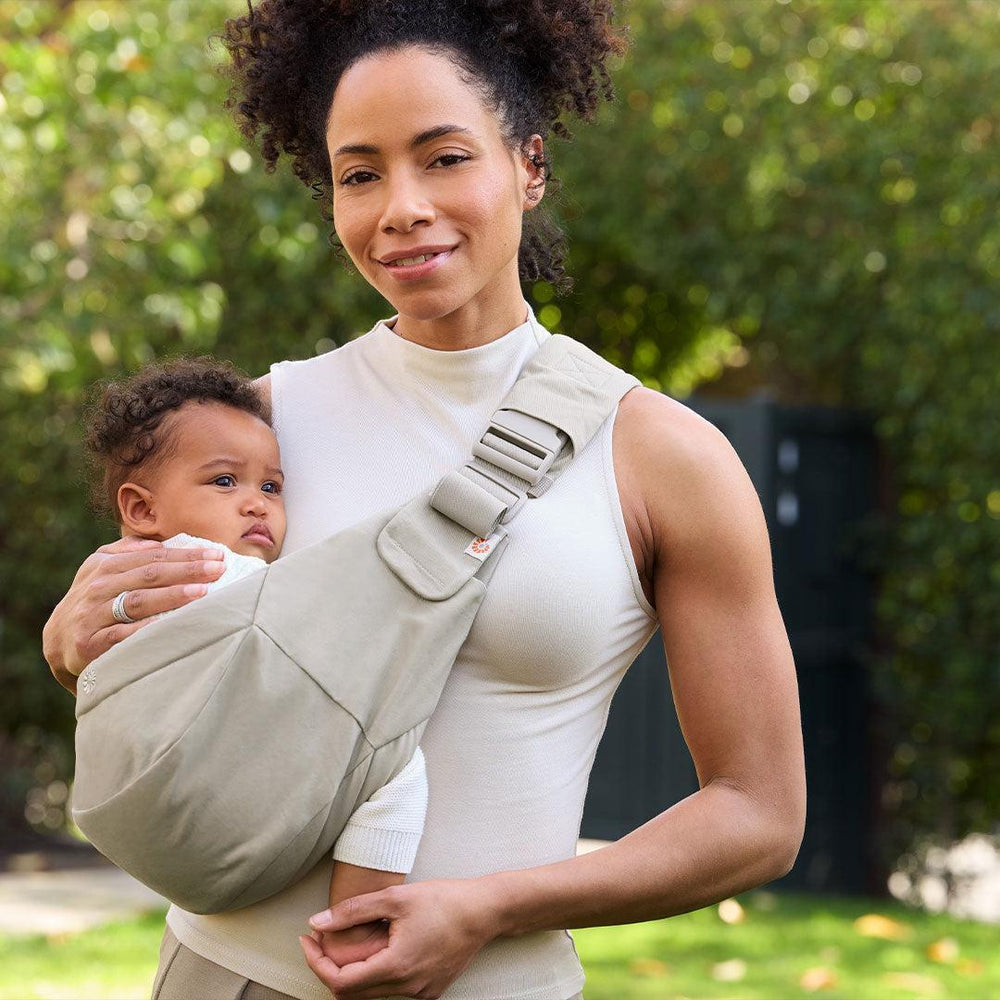 Ergobaby Upsie Sling Carrier - Soft Olive-Baby Carriers-Soft Olive-One Size | Natural Baby Shower