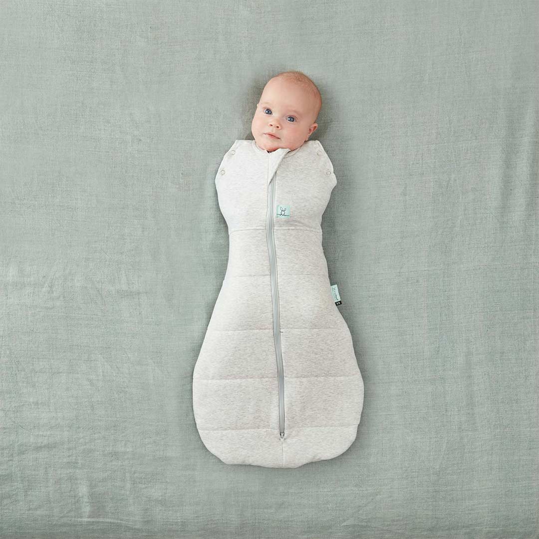 ergoPouch Cocoon Swaddle Bag - Grey Marle - TOG 2.5-Swaddling Wraps-Grey Marle-0-3m | Natural Baby Shower