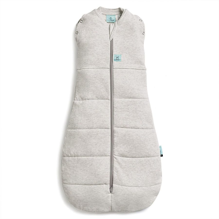 ergoPouch Cocoon Swaddle Bag - Grey Marle - TOG 2.5-Swaddling Wraps-Grey Marle-0-3m | Natural Baby Shower