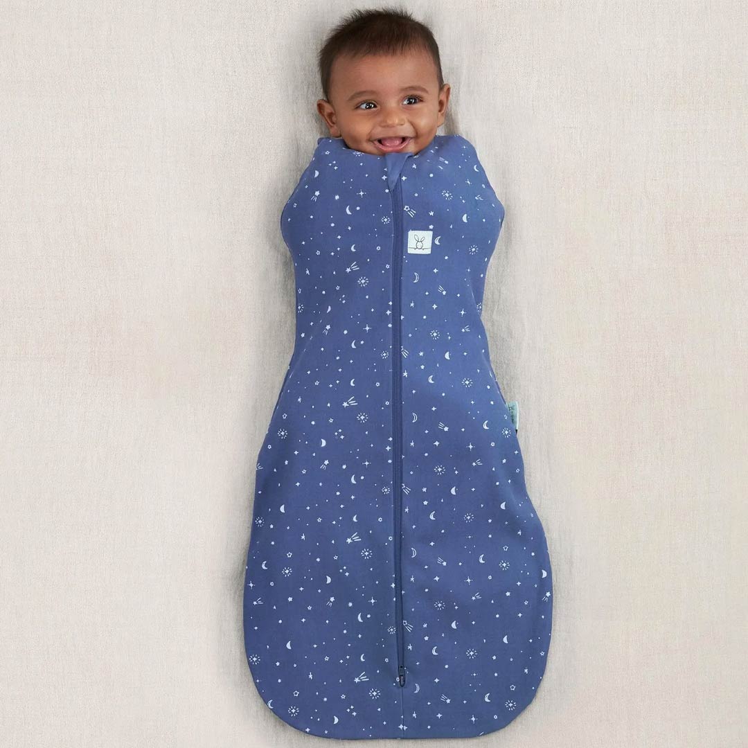 ergoPouch Cocoon Swaddle Bag - Night Sky - TOG 1.0-Swaddling Wraps-Night Sky-0-3m | Natural Baby Shower