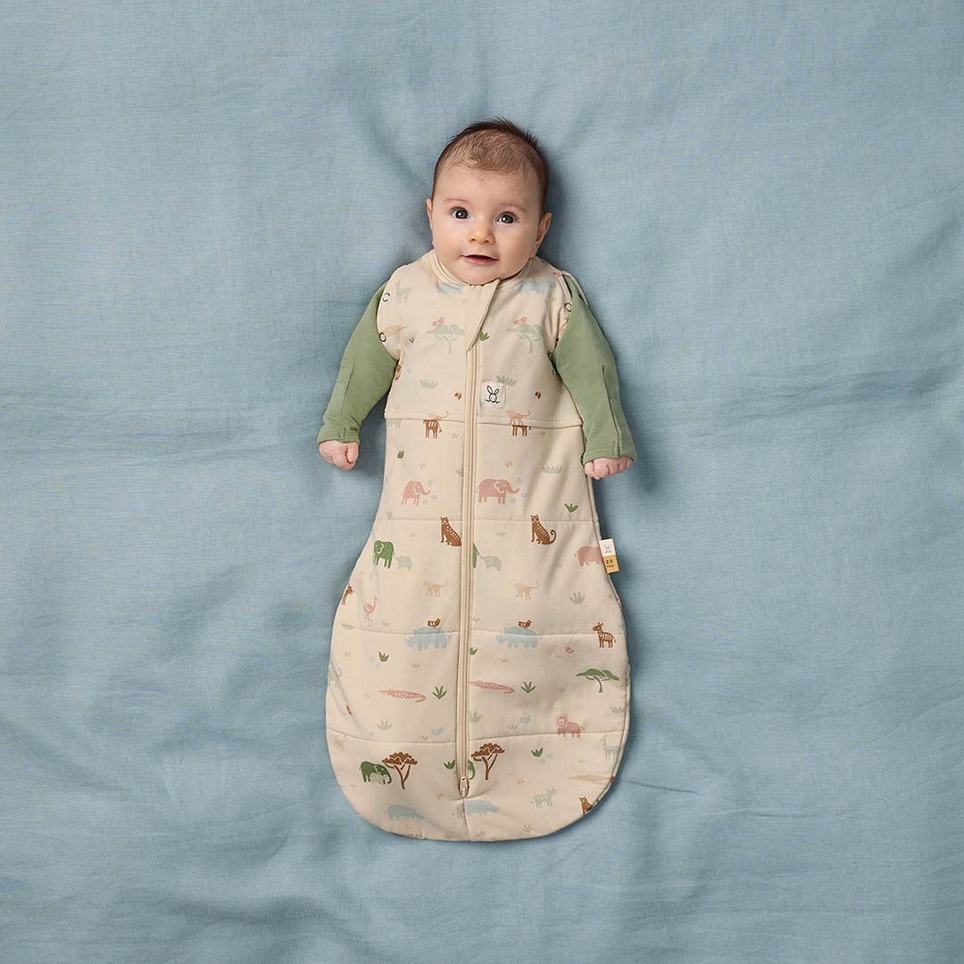 ergoPouch Organic Winter Cocoon Swaddle Sleeping Bag - 2.5 TOG - Savannah-Sleeping Bags-Savannah-0-3m | Natural Baby Shower