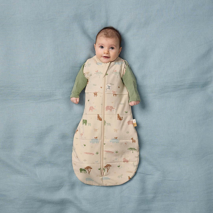 ergoPouch Organic Winter Cocoon Swaddle Sleeping Bag - 2.5 TOG - Savannah-Sleeping Bags-Savannah-0-3m | Natural Baby Shower