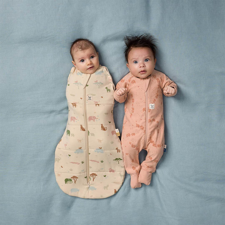 ergoPouch Organic Winter Cocoon Swaddle Sleeping Bag - 2.5 TOG - Savannah-Sleeping Bags-Savannah-0-3m | Natural Baby Shower