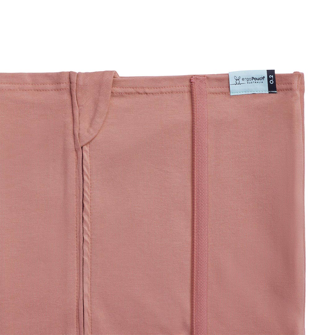 ergoPouch Organic Crib Mild / All Year 0.2 / 1.0 TOG HugMe Blanket - Rose-Blankets-Rose-One Size | Natural Baby Shower