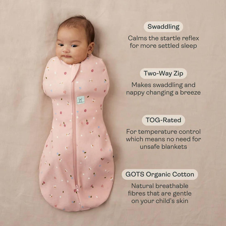 ergoPouch Cocoon Swaddle Bag - Sage - TOG 2.5-Sleepsack Swaddles-Sage-0-3m | Natural Baby Shower