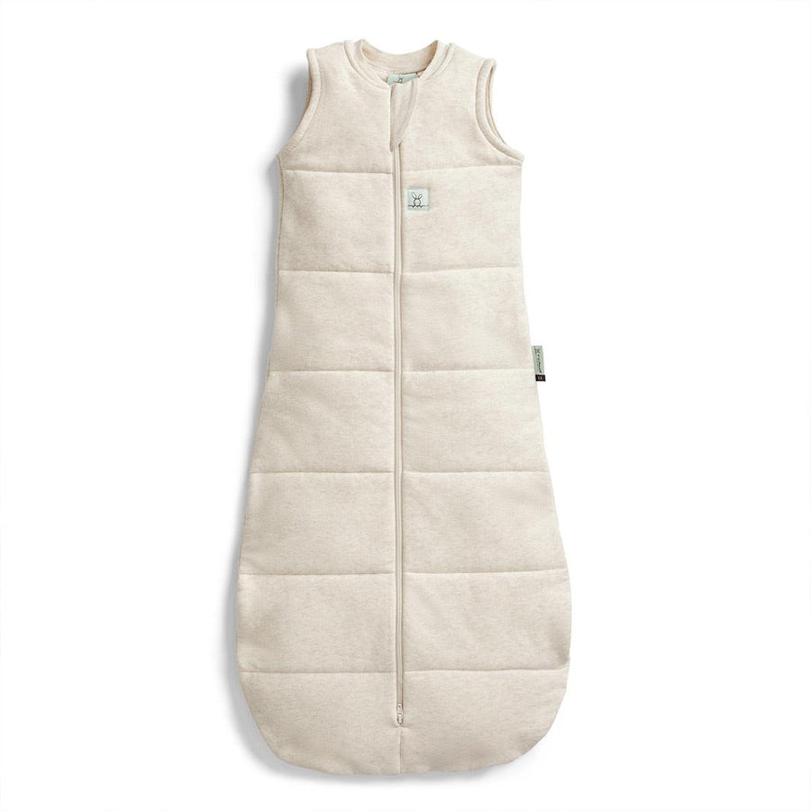ergoPouch Organic Jersey Sleeping Bag - 2.5 TOG - Oatmeal-Sleeping Bags-Oatmeal-3-12m | Natural Baby Shower