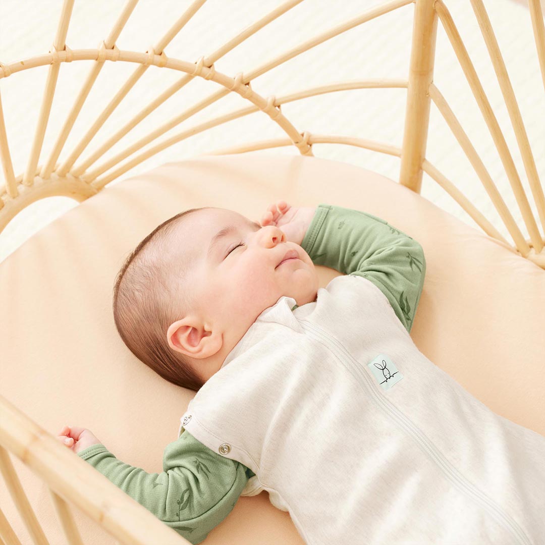 ergoPouch Organic All Year Cocoon Swaddle Sleeping Bag - 1 Tog - Oatmeal