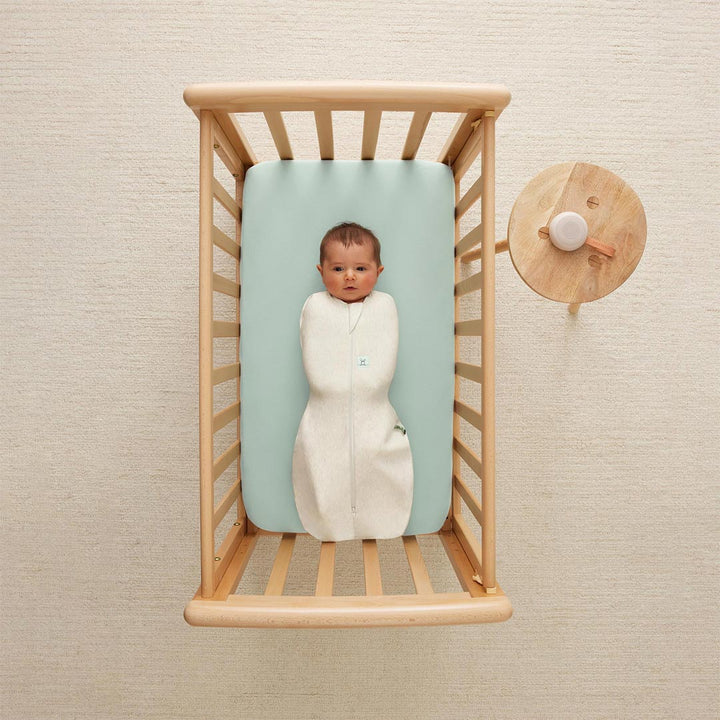 ergoPouch Organic All Year Cocoon Swaddle Sleeping Bag - 1 Tog - Oatmeal-Sleeping Bags- | Natural Baby Shower