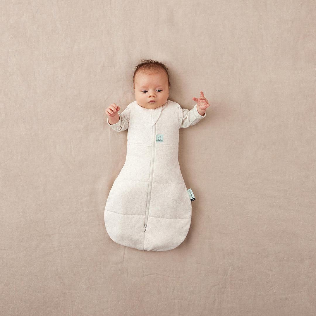 ergoPouch Organic Cocoon Swaddle Bag - 2.5 TOG - Oatmeal-Swaddling Wraps-Oatmeal-0-3m | Natural Baby Shower