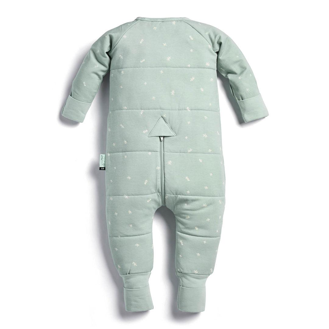 ergoPouch Organic Long Sleeved Sleep Onesie - 3.5 TOG - Sage-Sleepsuits-Sage-12-24m | Natural Baby Shower