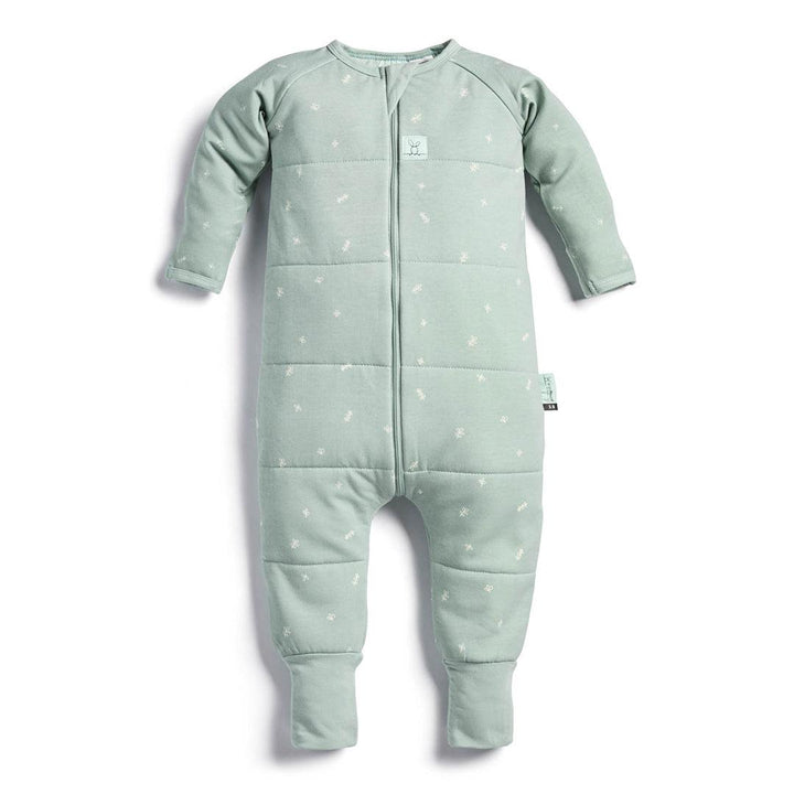 ergoPouch Organic Long Sleeved Sleep Onesie - 3.5 TOG - Sage-Sleepsuits-Sage-12-24m | Natural Baby Shower