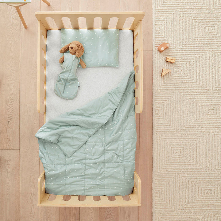 ergoPouch Organic Toddler Pillow + Case - Sage