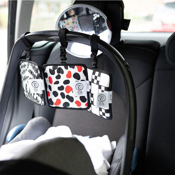 Etta Loves Sensory Hanging Squares-Pram Toys- | Natural Baby Shower