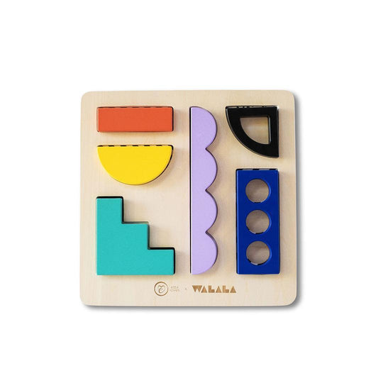 Etta Loves Wooden Puzzle-Puzzles + Games-Multicoloured- | Natural Baby Shower