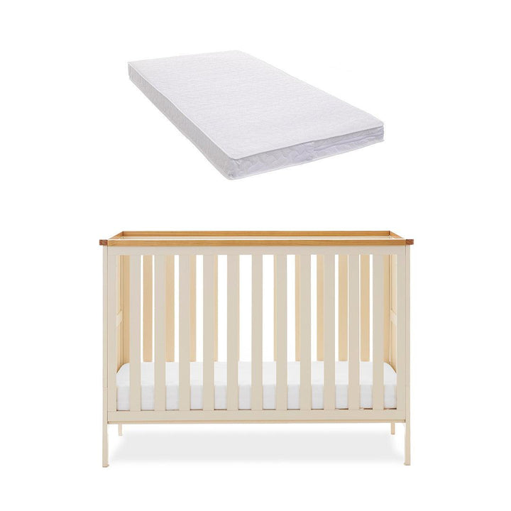 Obaby Evie Mini Cot Bed - Cashmere-Cot Beds-Cashmere-Pocket Sprung Mattress | Natural Baby Shower
