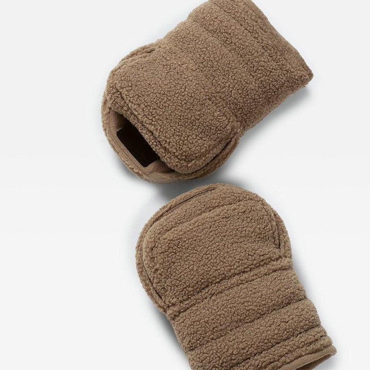 Finnson Astrid Eco Stroller Mittens - Mocha Borg-Stroller Mittens- | Natural Baby Shower