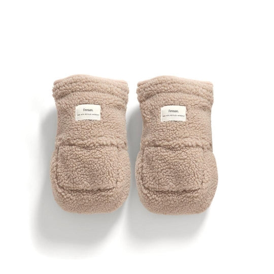 Finnson Astrid Eco Stroller Mittens - Teddy Borg-Stroller Mittens-Teddy Borg-One Size | Natural Baby Shower