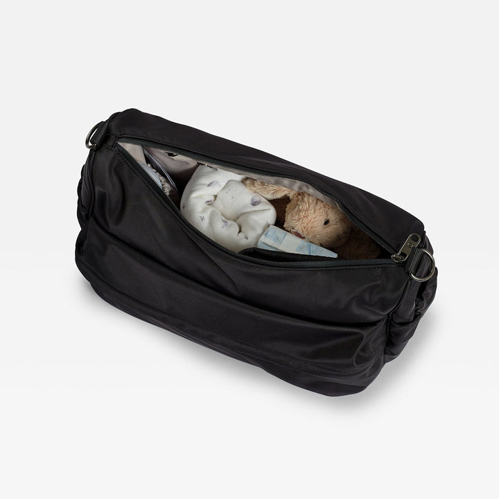 Finnson Clara Eco Oversized Changing Bag - Black-Changing Bags- | Natural Baby Shower