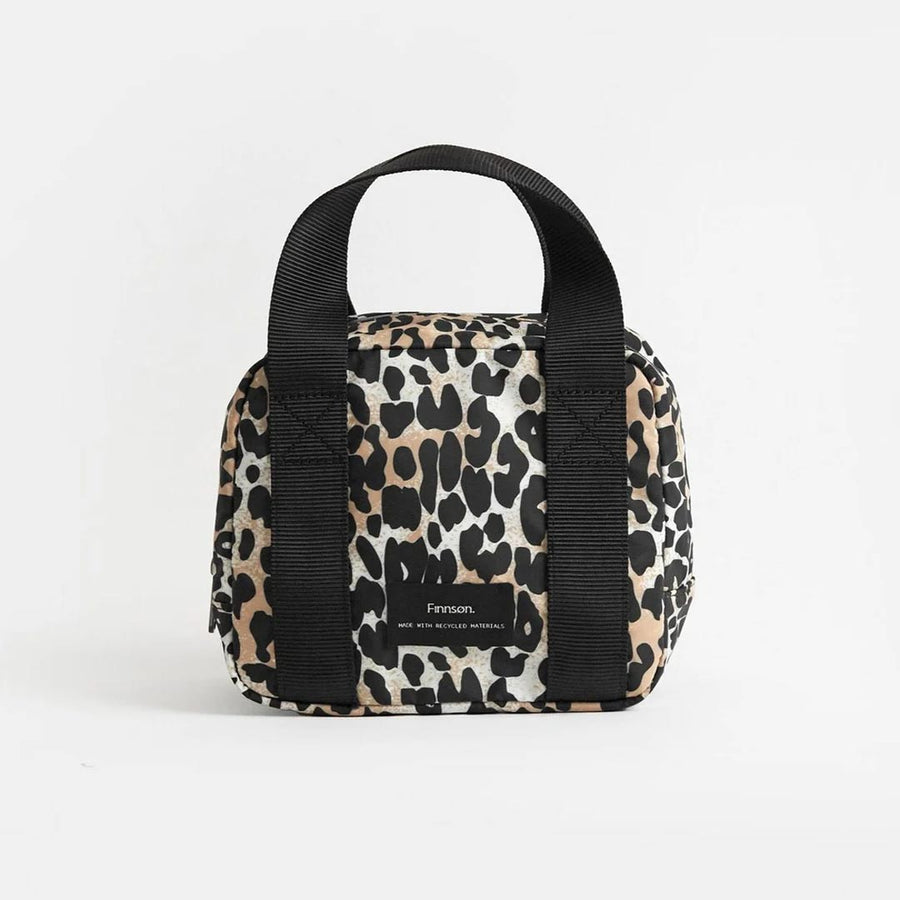 Finnson Ebba Eco Lunch/Snack Cool Bag - Leopard-Lunch Bags-Leopard- | Natural Baby Shower