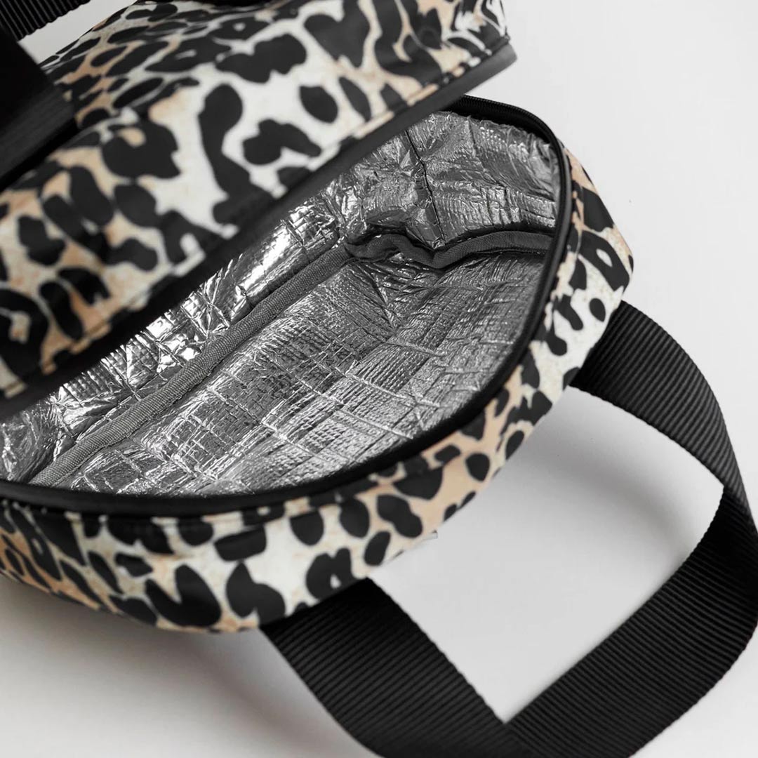 Finnson Ebba Eco Lunch/Snack Cool Bag - Leopard-Lunch Bags-Leopard- | Natural Baby Shower