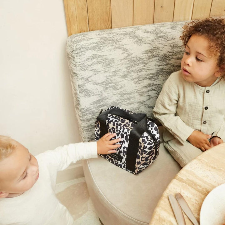Finnson Ebba Eco Lunch/Snack Cool Bag - Leopard-Lunch Bags-Leopard- | Natural Baby Shower