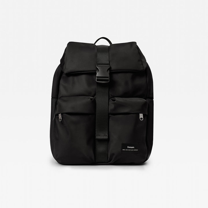 Finnson Elise Eco Changing Backpack & Changing Mat - Black-Changing Bags-Black- | Natural Baby Shower