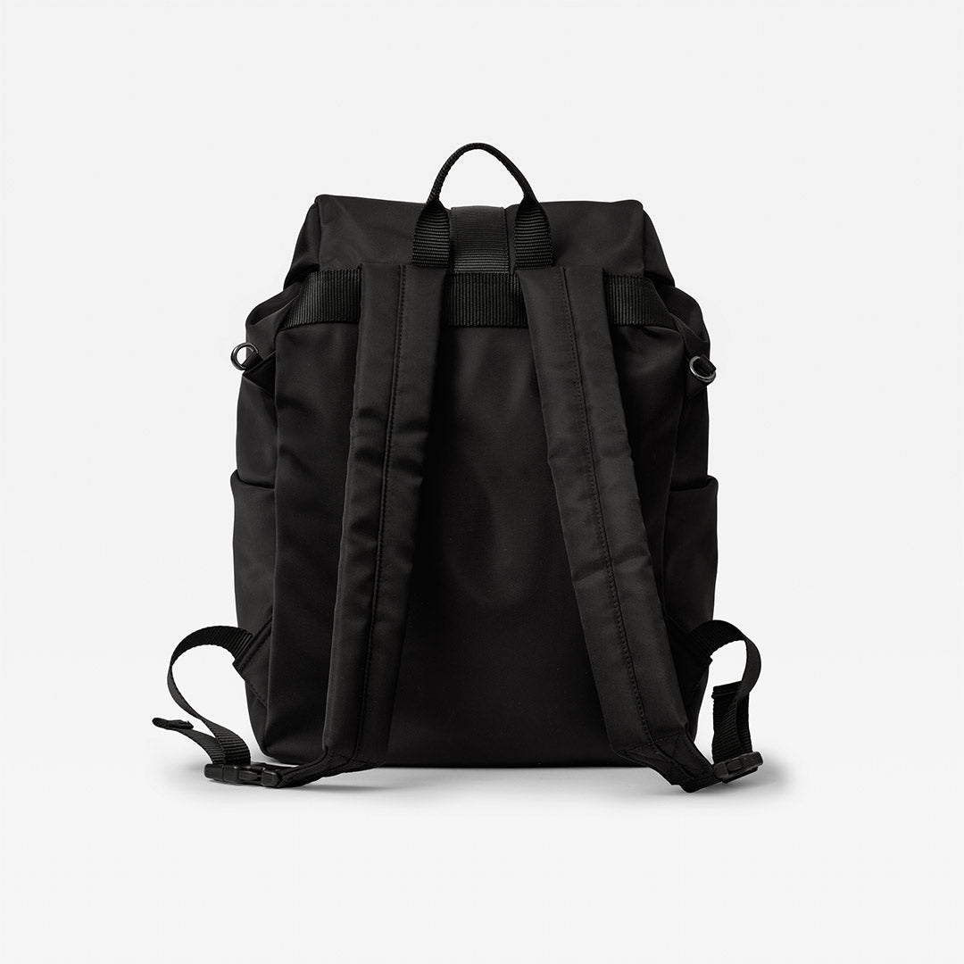 Finnson Elise Eco Changing Backpack & Changing Mat - Black-Changing Bags-Black- | Natural Baby Shower