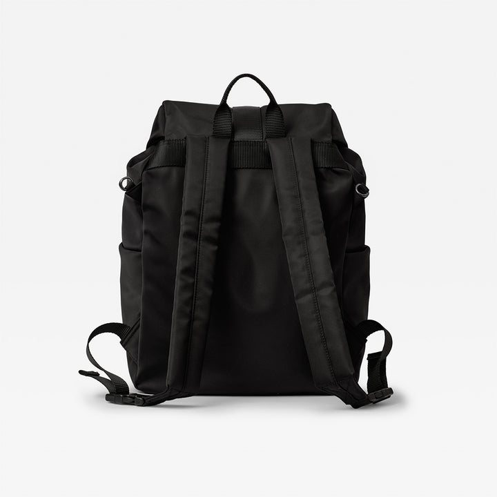 Finnson Elise Eco Changing Backpack & Changing Mat - Black-Changing Bags-Black- | Natural Baby Shower