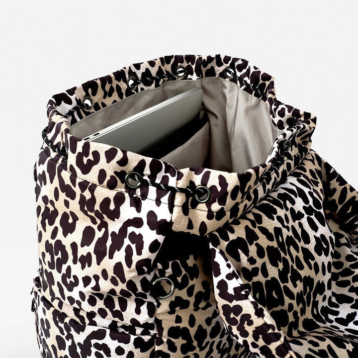Finnson Elise Eco Changing Backpack & Changing Mat - Leopard-Changing Bags-Leopard- | Natural Baby Shower