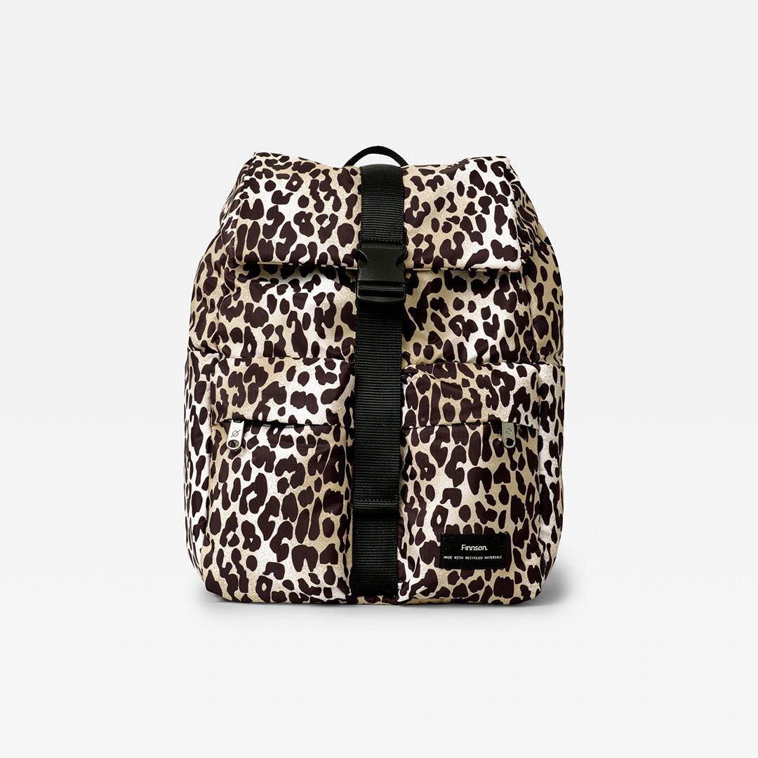 Finnson Elise Eco Changing Backpack & Changing Mat - Leopard-Changing Bags-Leopard- | Natural Baby Shower