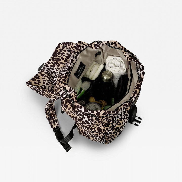 Finnson Elise Eco Changing Backpack & Changing Mat - Leopard-Changing Bags-Leopard- | Natural Baby Shower