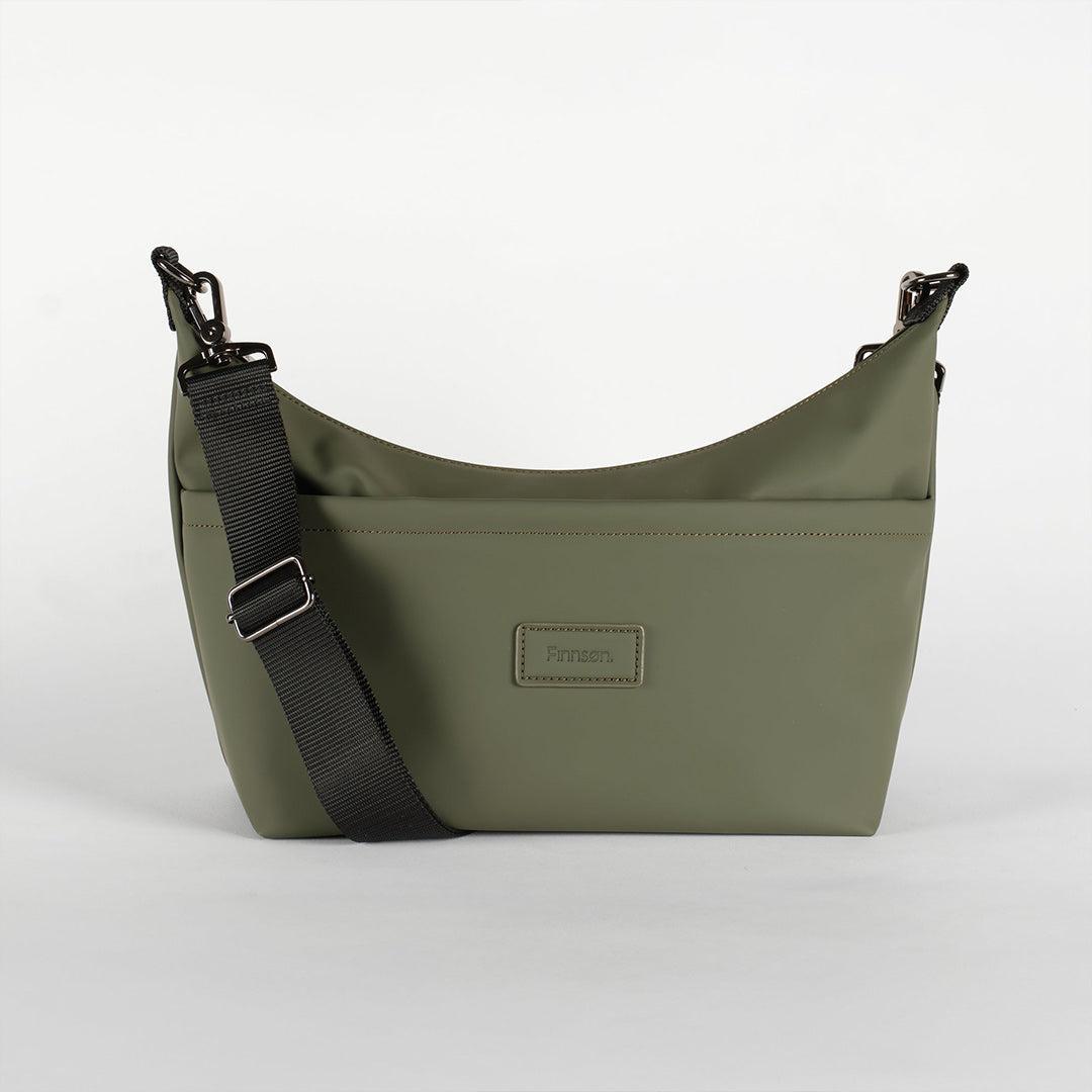 Finnson Fia Eco Oversized Stroller Organiser - Khaki-Stroller Organisers-Khaki-One Size | Natural Baby Shower