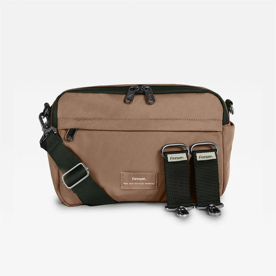 Finnson Frida Eco Stroller Organiser - Mocha-Stroller Organisers- | Natural Baby Shower