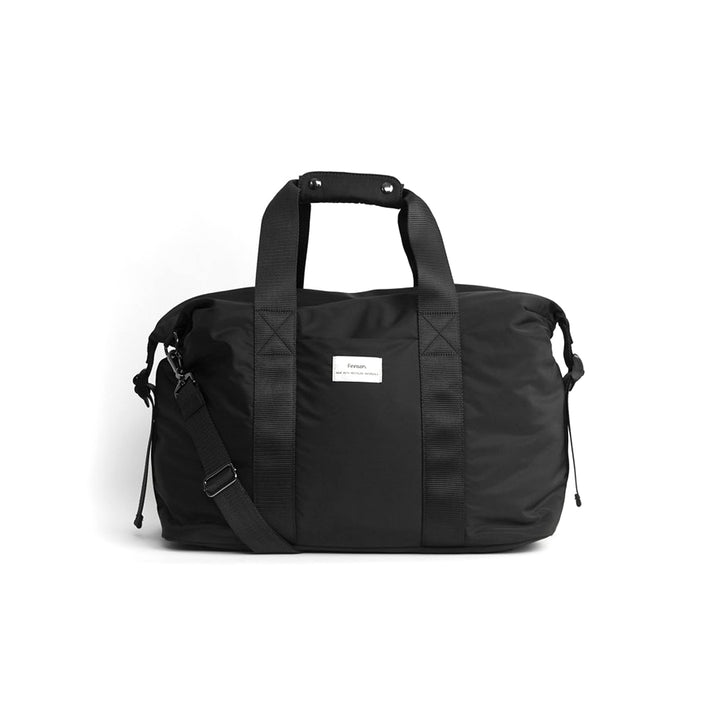 Finnson Ida Eco Holdall/ Hospital Bag With Changing Mat - Black-Changing Bags-Black- | Natural Baby Shower