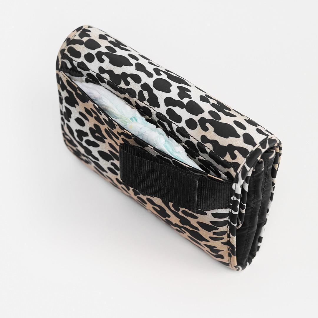 Finnson Maggie Eco Travel Changing Mat - Leopard-Travel Changing Mats-Leopard-One Size | Natural Baby Shower