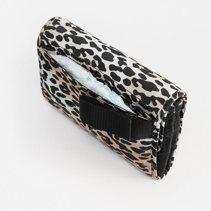 Finnson Maggie Eco Travel Changing Mat - Leopard-Travel Changing Mats-Leopard-One Size | Natural Baby Shower
