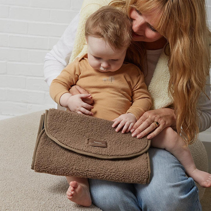 Finnson Oslo Eco Travel Changing Mat - Mocha Borg-Changing Mats- | Natural Baby Shower