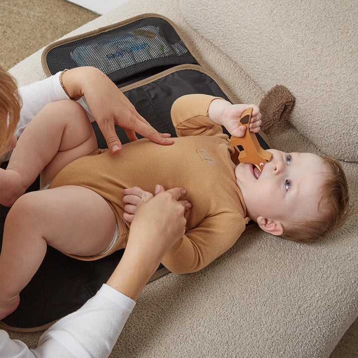Finnson Oslo Eco Travel Changing Mat - Mocha Borg-Changing Mats- | Natural Baby Shower