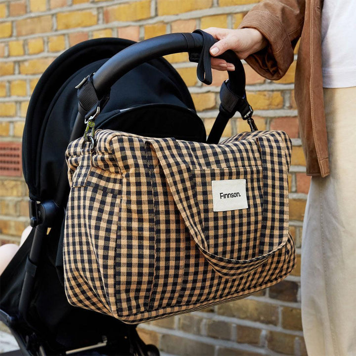 Finnson Sanna Changing Bag - Gingham Check-Changing Bags-Gingham Check-One Size | Natural Baby Shower