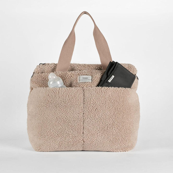 Finnson Sigrid Eco Changing Tote Bag - Teddy Borg-Changing Bags-Teddy Borg-One Size | Natural Baby Shower
