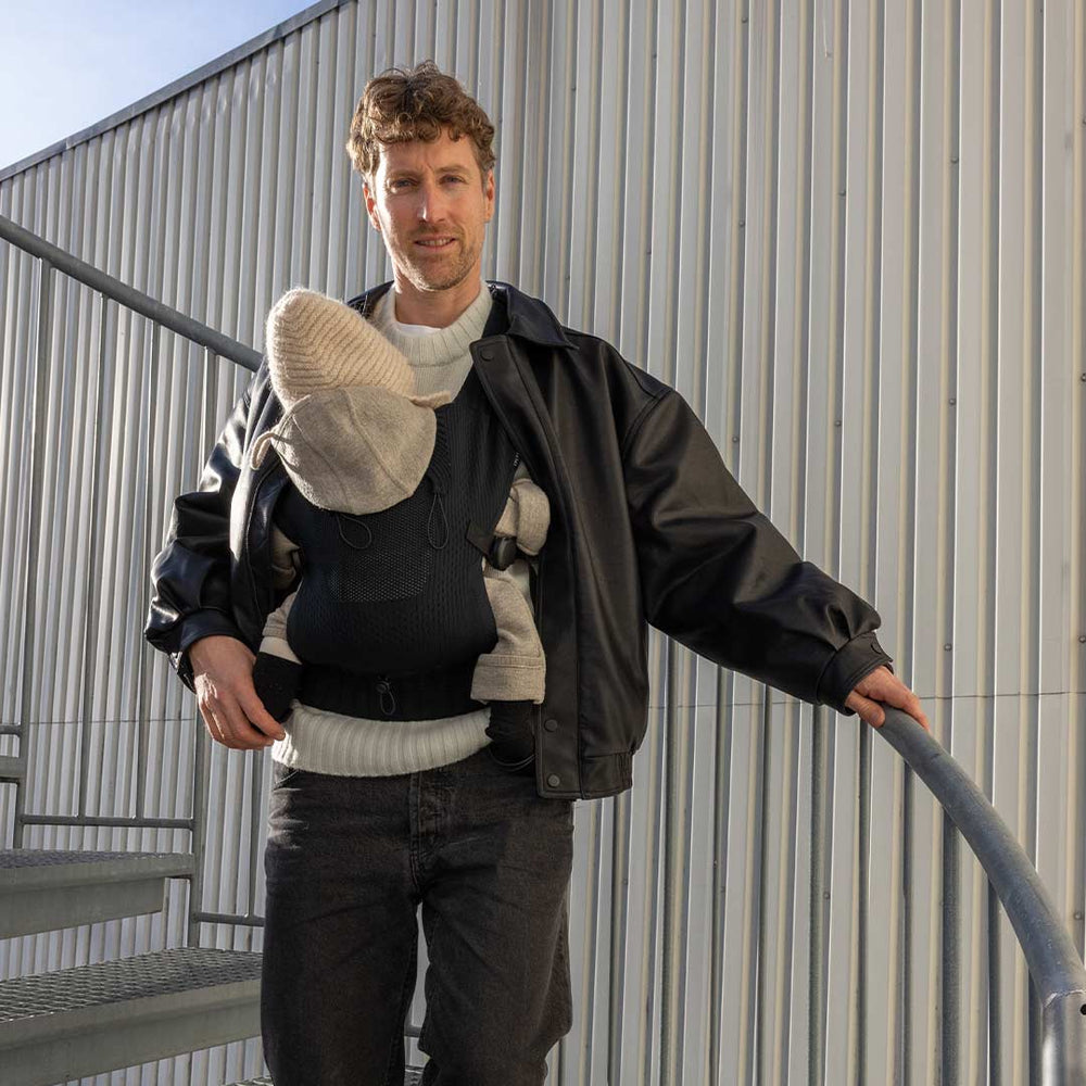 Flybaby Baby Carrier - Black-Baby Carriers-Black- | Natural Baby Shower