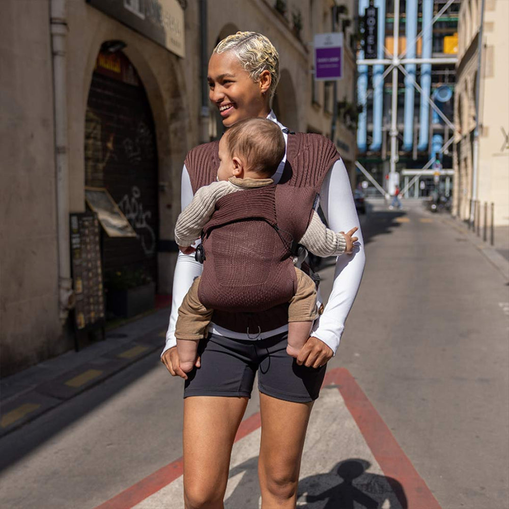 Flybaby Baby Carrier - Mokka-Baby Carriers-Mokka- | Natural Baby Shower