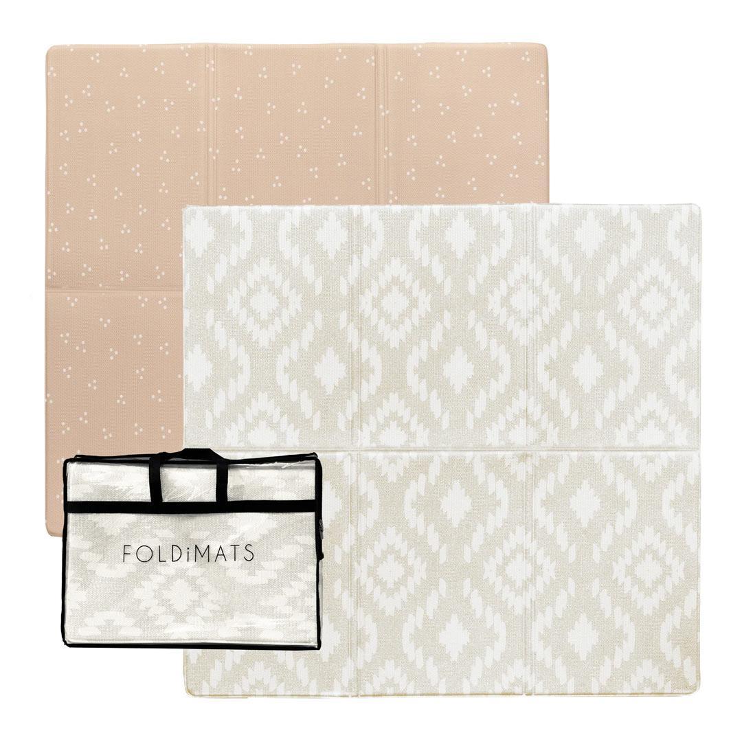 FOLDiMATS Playmat 130x130cm - Bali Nusa-Play Mats-Bali Nusa-130x130cm | Natural Baby Shower